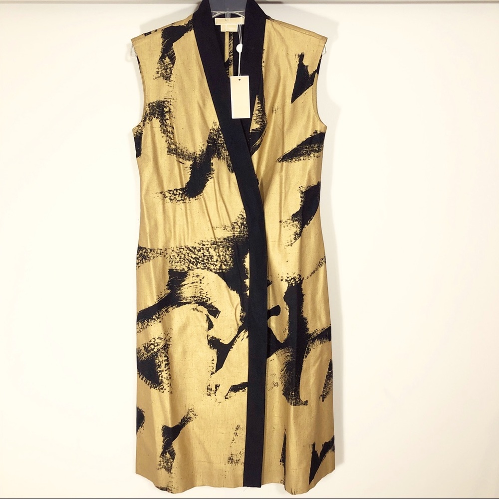 Michael Kors Made in Italy Silk Wrap Dress